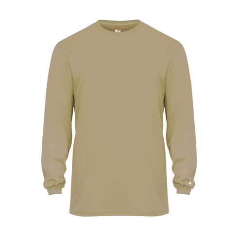 Badger Sport B-Core L/S Tee (410400-002604), Color 'Vegas Gold'